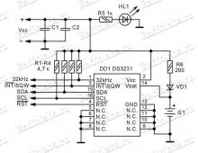 Часы на DS3231 и AVR-микроконтроллере